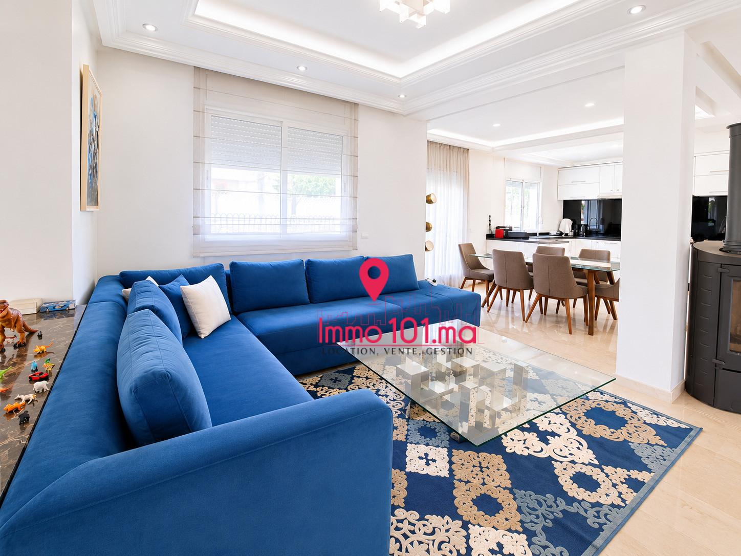 Location villa meublée avec vue sur mer à Harhoura ZLLVM2470